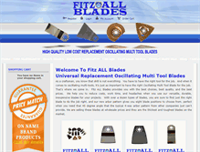 Tablet Screenshot of fitzallblades.com